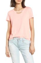 Women's N:philanthropy Abigail Deconstructed Tee - Coral