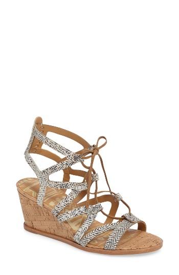 Women's Dolce Vita Lynnie Wedge Sandal M - Black
