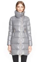 Women's Moncler 'joinville' Water Resistant High Collar Down Puffer Coat - Grey