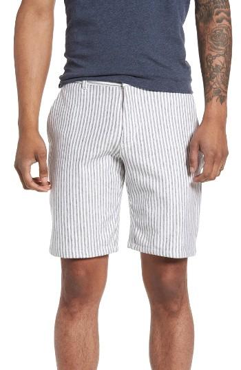 Men's Slate & Stone Stripe French Terry Shorts