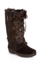 Women's Pajar Davos Genuine Goat Fur Boot -7.5us / 38eu - Brown