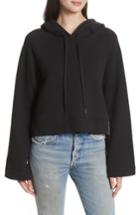 Women's Sea Bell Sleeve Combo Sweatshirt - Black