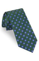 Men's Ted Baker London Spaced Wheel Silk Tie, Size - Green