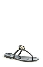 Women's Tory Burch 'mini Miller' Flat Sandal M - Black