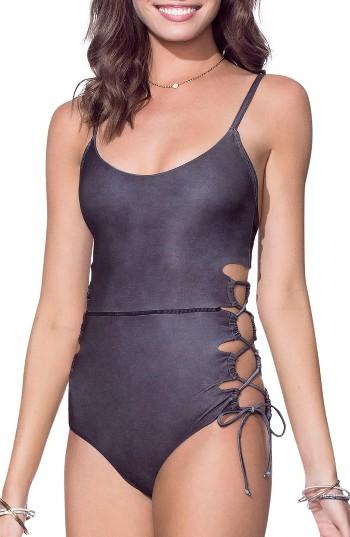 Women's Maaji Nightfall Reversible One-piece Swimsuit - Black