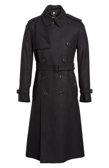 Men's Burberry Hatherden Cashmere Trench Coat