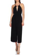 Women's 1.state Halter Neck Crop Jumpsuit - Black