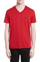 Men's Burberry Lindon Cotton T-shirt - Red
