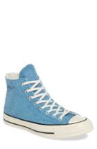 Men's Converse Chuck Taylor All Star Terry Cloth Hi Sneaker .5 M - Blue