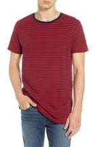 Men's Scotch & Soda Stripe T-shirt, Size - Red