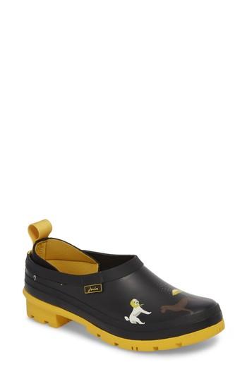 Women's Joules Rain Boot Clog M - Black