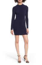 Women's Speechless Glitter Body-con Dress - Blue