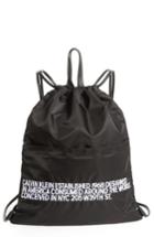 Men's Calvin Klein 205w39nyc Drawstring Backpack - Black