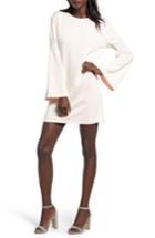 Women's Everly Bell Sleeve Sweatshirt Dress - Pink