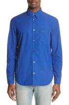 Men's Mm6 Maison Margiela Poplin Shirt Eu - Blue