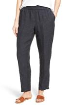 Women's Eileen Fisher Tapered Organic Linen Tapered Pants
