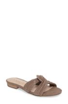 Women's Sole Society Dahlia Flat Sandal .5 M - Brown