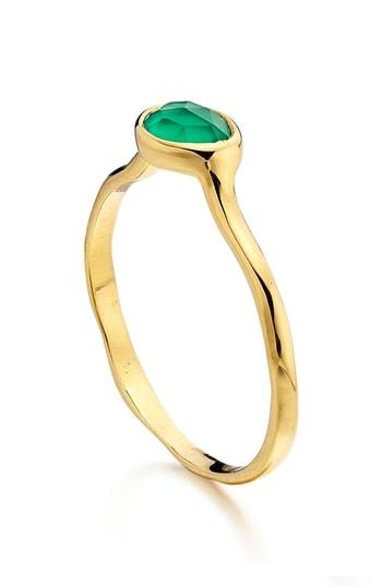 Women's Monica Vinader Siren Small Semiprecious Stone Stacking Ring