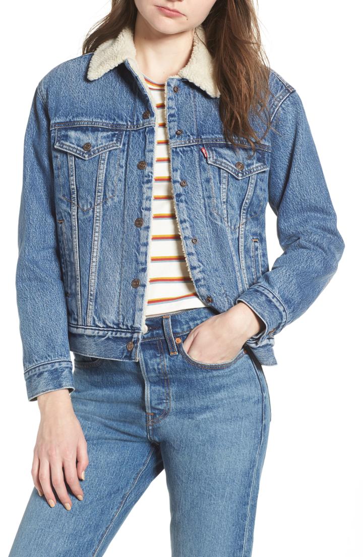 Women's Ming Wang Stripe Mix Zip Front Jacket