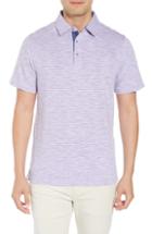 Men's Bugatchi Marled Stripe Polo