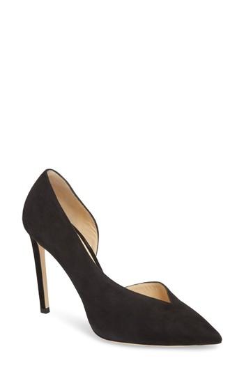 Women's Jimmy Choo Sophia Half D'orsay Pump Us / 34eu - Black