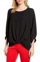 Women's Gibson X Living In Yellow Maggie Twist Hem Top - Black