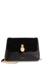 Ted Baker London Padlock Leather Crossbody Bag - Black