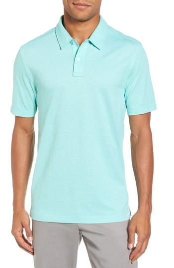 Men's Nordstrom Men's Shop Fit Polo, Size Medium - Green