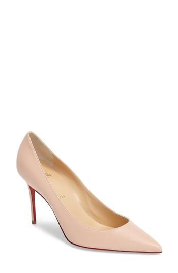 Women's Christian Louboutin Decollette Pump Us / 37eu - Beige