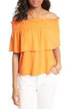 Women's Rebecca Minkoff Ghiradelle Top, Size - Orange