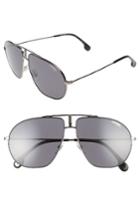 Men's Carrera Eyewear Bounds 62mm Gradient Aviator Sunglasses - Ruthenium Grey/ Matte Black