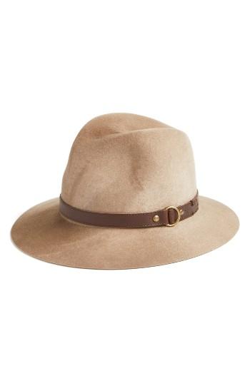 Women's Frye Addie Wool Fedora - Beige