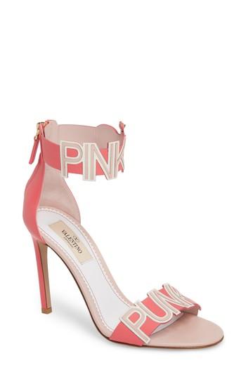 Women's Valentino Garavani Pink Is Punk Ankle Strap Sandal Us / 36eu - Pink