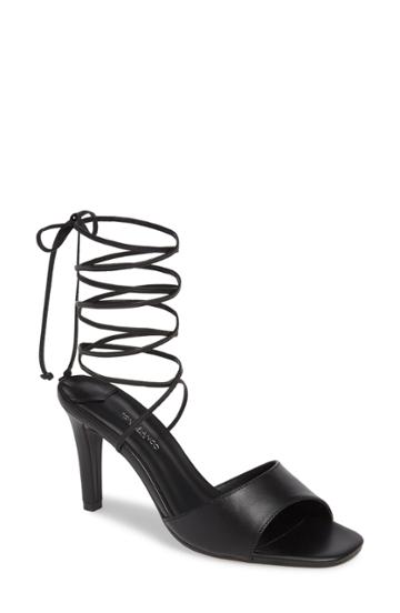 Women's Tony Bianco Ruffian Wraparound Sandal .5 M - Black