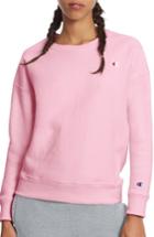Women's Champion Reverse Weave Crew Sweatshirt - Pink