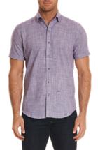 Men's Robert Graham Isia Tailored Fit Sport Shirt - Purple