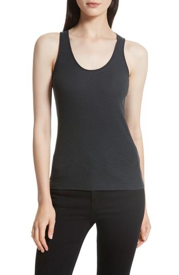 Women's Rag & Bone/jean Lara Ribbed Tank - Black