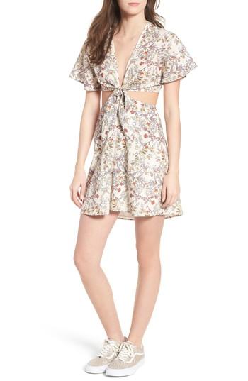 Women's Emily Cutout Minidress - Ivory
