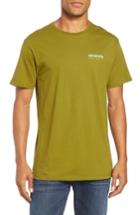 Men's Patagonia River Liberation Organic Cotton Graphic T-shirt - Green