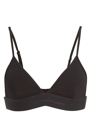 Women's T By Alexander Wang 'lux' Ponte Triangle Bra
