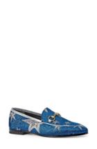 Women's Gucci Brixton Star Loafer .5us / 36.5eu - Blue
