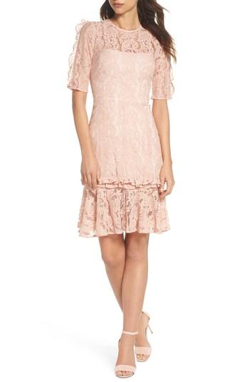 Women's Cooper St Hushed Dove Lace Dress - Pink