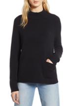 Women's Halogen Mock Neck Pocket Sweater