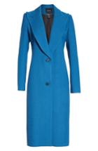 Women's Smythe Peaked Lapel Wool Blend Coat