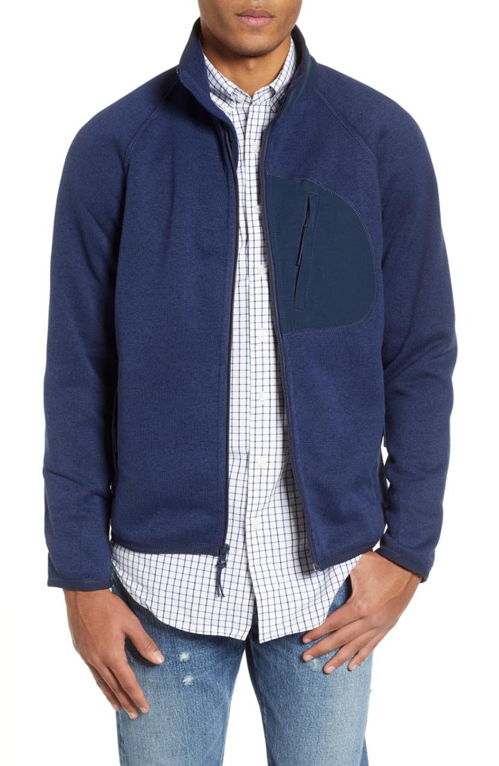 Men's J.crew Classic Fit Fleece Sweater Jacket