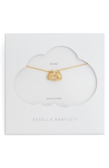 Women's Estella Bartlett Heart Hands Necklace
