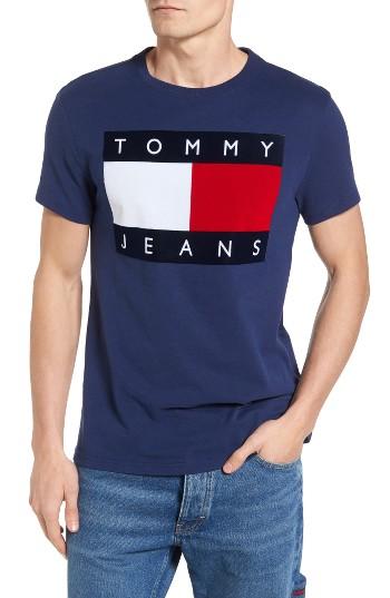 Men's Tommy Hilfiger '90s Flat T-shirt - Blue