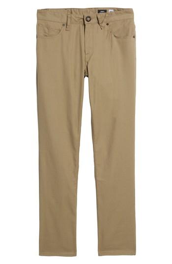 Men's Volcom X Burger Records Slim Straight Leg Pants