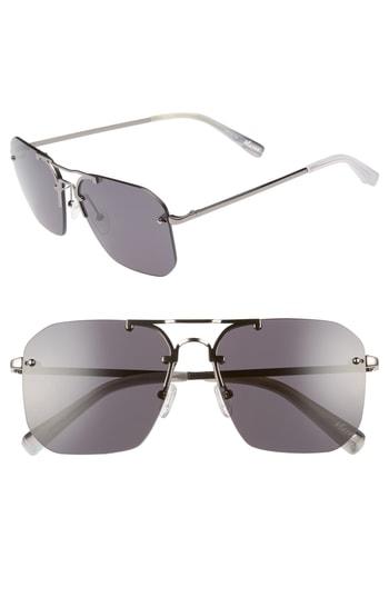 Women's Elizabeth And James Mason 57mm Rimless Navigator Sunglasses - Light Gold/ Rose