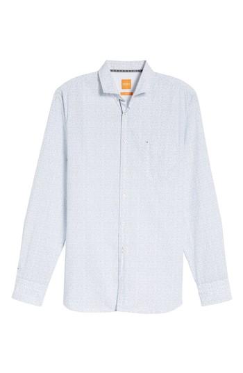 Men's Boss Orange Cattitude Print Shirt